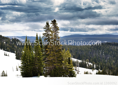 Image of high mountains landscape