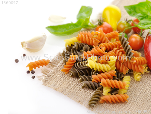Image of Colorful pasta