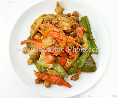 Image of chicken with vegetables