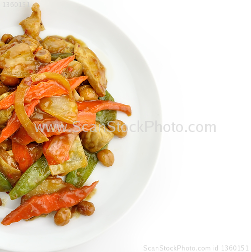 Image of chicken with vegetables