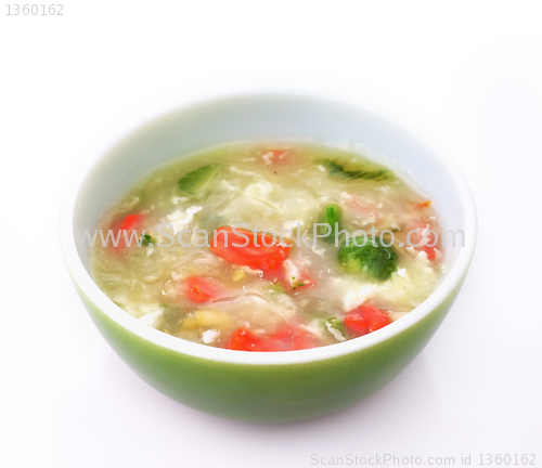 Image of vegetable cream soup