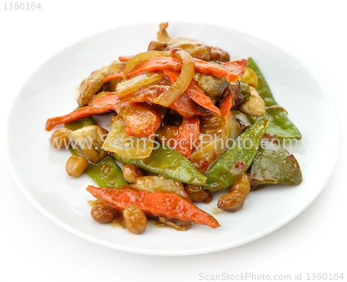 Image of chicken with vegetables