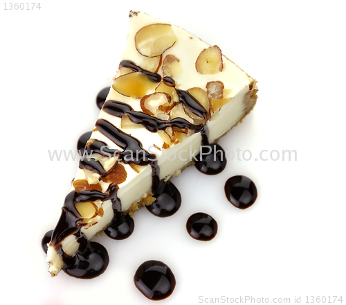 Image of white chocolate cheesecake