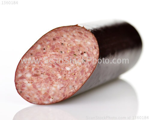 Image of sausage with spices 