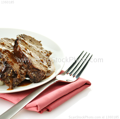 Image of meat loaf dinner