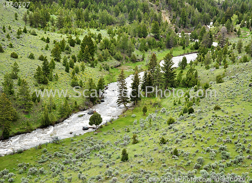 Image of mountain river