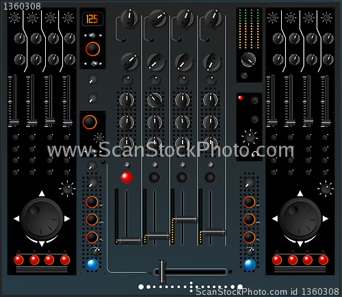 Image of DJ mixer