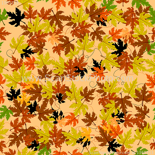 Image of Leaves seamless