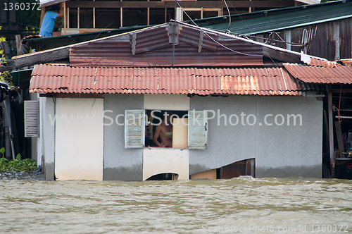 Image of Monsoon flooding in Bangkok October 2011