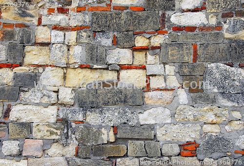 Image of Old stone wall texture
