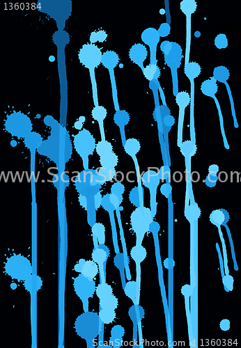 Image of blue blots