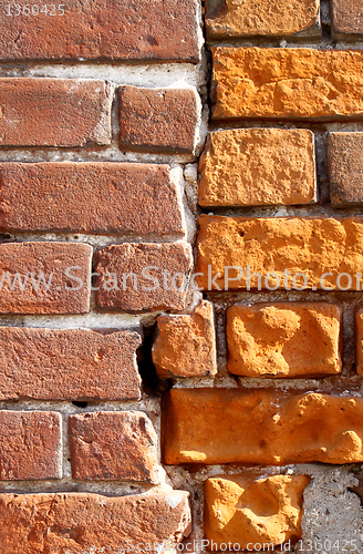 Image of old brick wall 