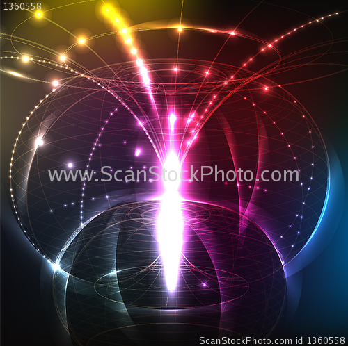 Image of abstract futuristic power. vector background