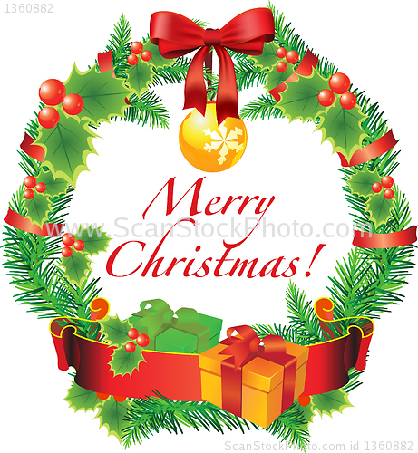 Image of Vector Christmas decoration
