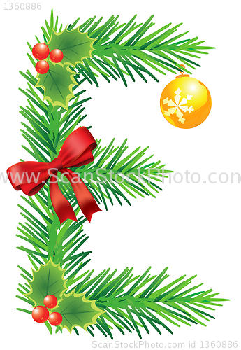 Image of Ñhristmas Letter E