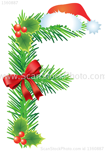 Image of Ñhristmas Letter F