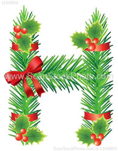 Image of Ñhristmas Letter H