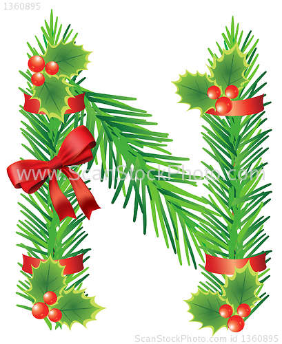 Image of Ñhristmas Letter N
