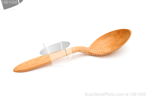 Image of Empty wooden spoon