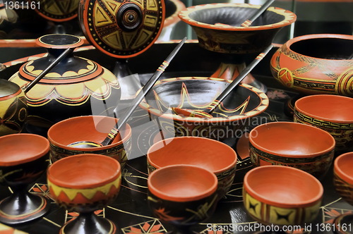Image of Chinese set of soup cup