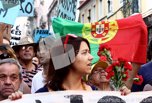 Image of Lisbon's "Occupy" protest