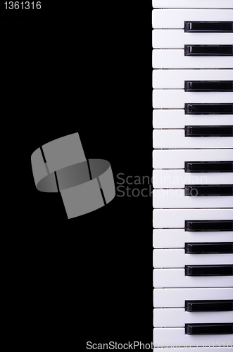 Image of piano keyboard