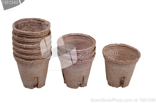 Image of peat pot for seedlings