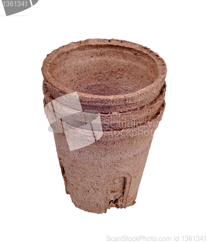 Image of peat pot for seedlings