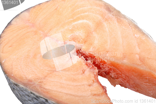 Image of Frozen salmon steaks