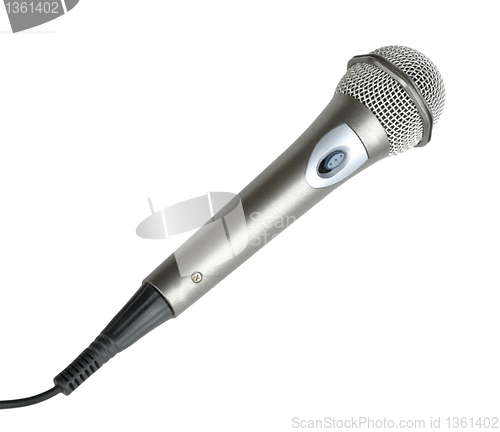 Image of large microphone