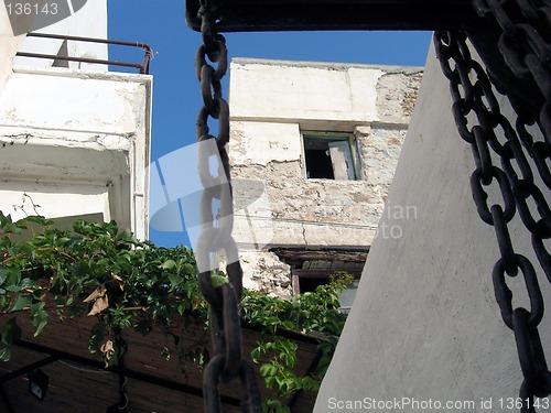 Image of decaying house