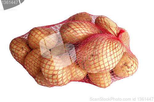 Image of potatoes in a grid