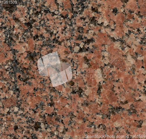 Image of red granite