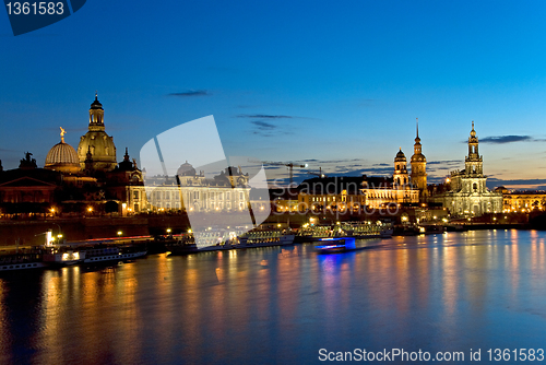 Image of Dresden at night