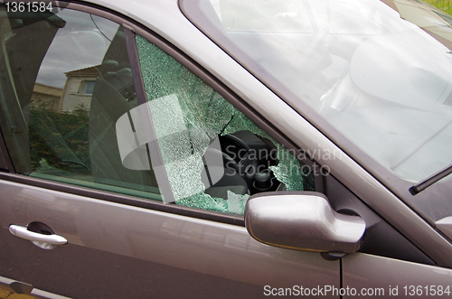 Image of car vandalism