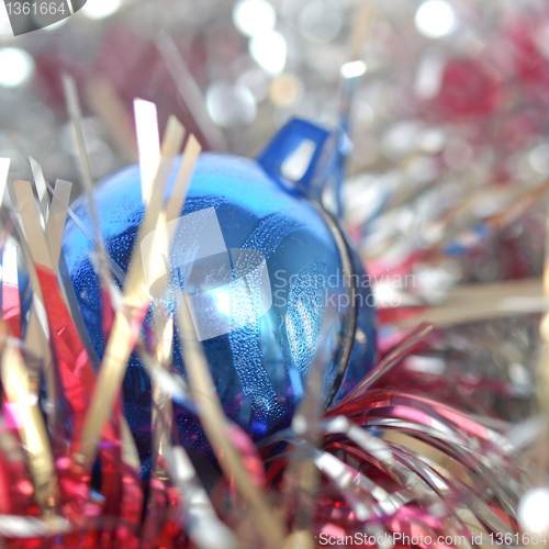 Image of Bauble and tinsel