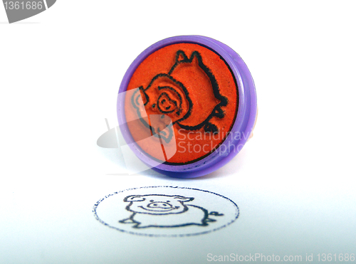 Image of Pig stamp