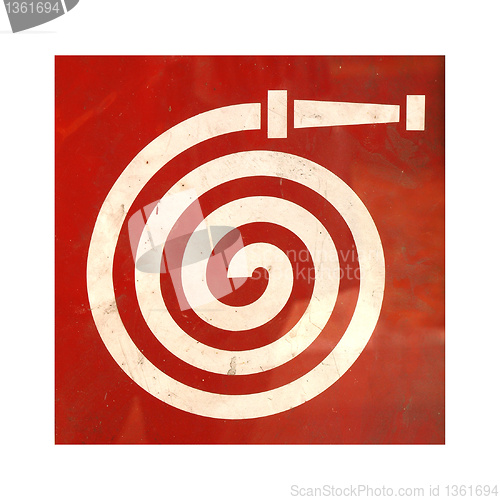 Image of Fire hydrant sign