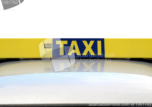 Image of Taxi sign