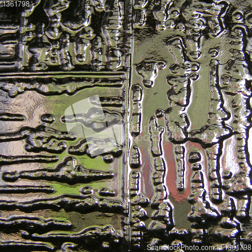 Image of Decorated glass