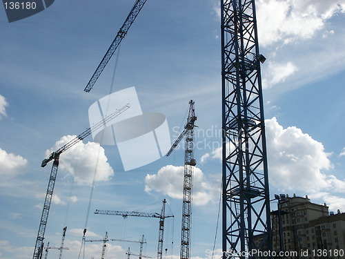 Image of Building cranes