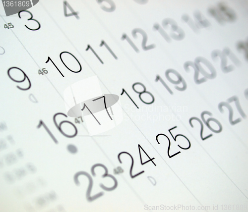 Image of Calendar