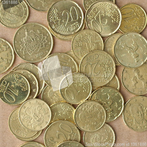 Image of Euro coins