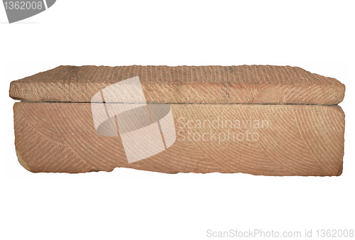 Image of Roman sarcophagus isolated