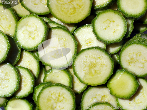 Image of Courgettes zucchini