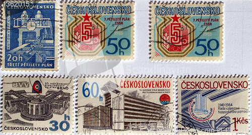 Image of Czech stamps