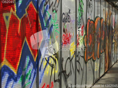 Image of Bridge with graffiti