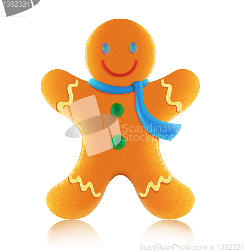 Image of gingerbread man cookie