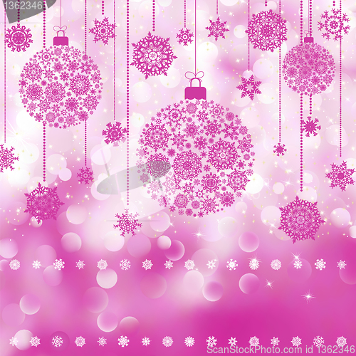 Image of Christmas background with copyspace. EPS 8