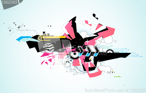 Image of abstract urban background